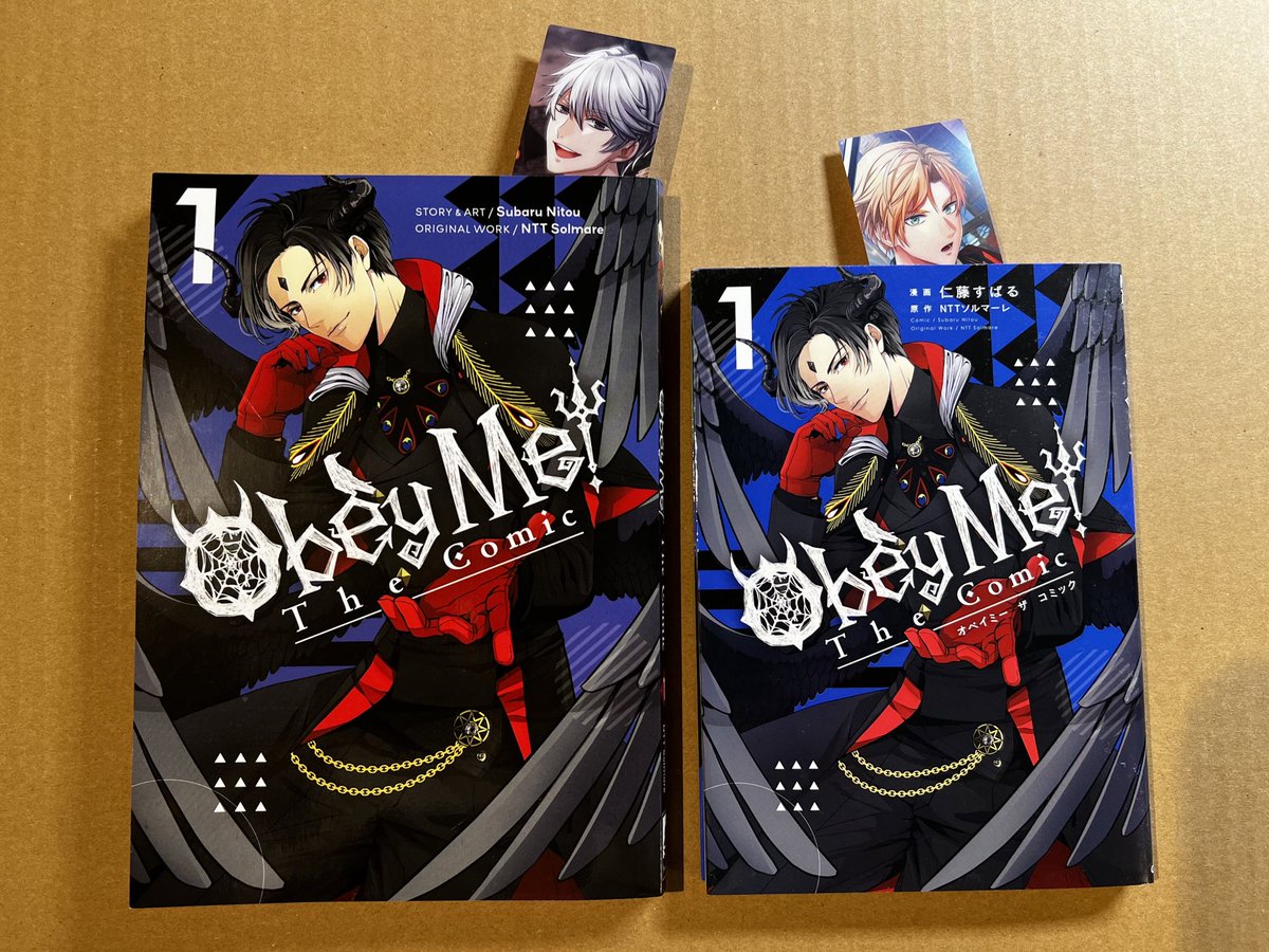 sketchcloset's tweet photo. @nitou_subaru Received my copy of the English version today! 🥳🎉📕 I think @gomanga did such good job publishing these, plus it’s a nice bonus to see these handsome drawings in a larger format than the original. 🤭💕 https://t.co/w8x3JNbokL