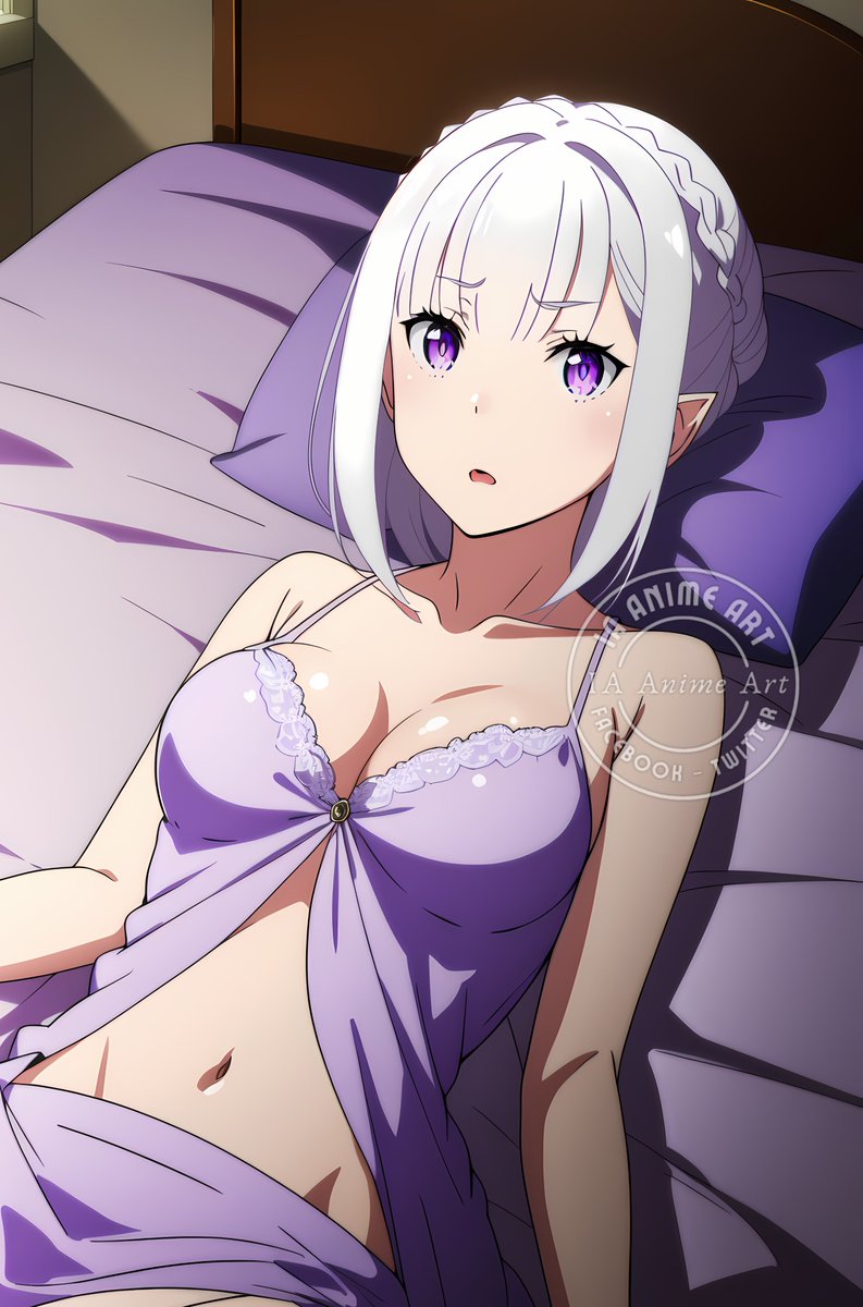 IAanimeArt's tweet image. ✨🤍Emilia | Re:Zero🤍✨