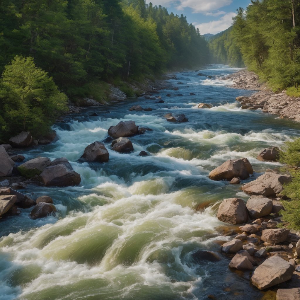 TheLyndochGroup's tweet photo. 🎨 "Babbling Brook": Nature's poetry in hues of green, where a gentle river weaves through a peaceful forest. My latest canvas whispers serenity. 🌿🌊 #NatureArt #BabblingBrook #AIArtCommuity #AIart #aiartist https://t.co/cr2CgZpesV