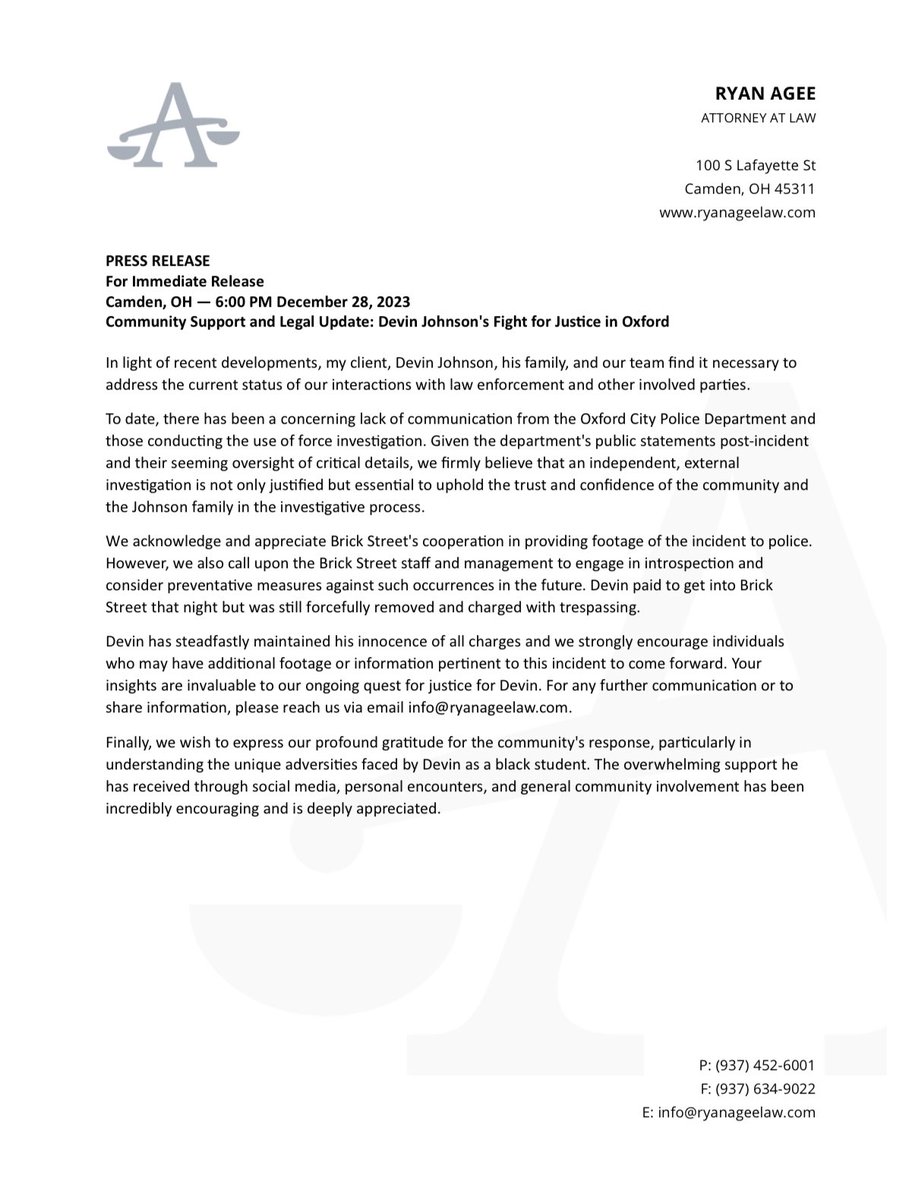 Ryan Agee (@ryanageelaw) on Twitter photo 