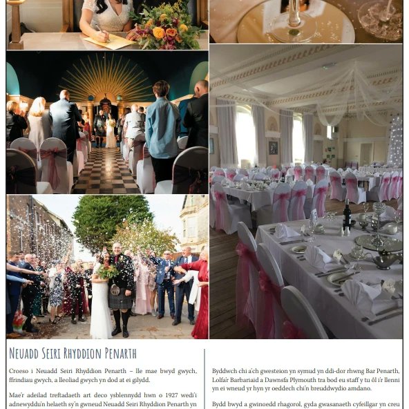 Wedding planning for 2024 &amp; 2025? A splendid elegant 1927 art deco heritage building, licensed for Weddings, with the most spectacular Grand Temple for your ceremony, and the Plymouth Ballroom for exquisite dining. Choose #Penarth
penarthmasonichall.co.uk 
02920 709330
