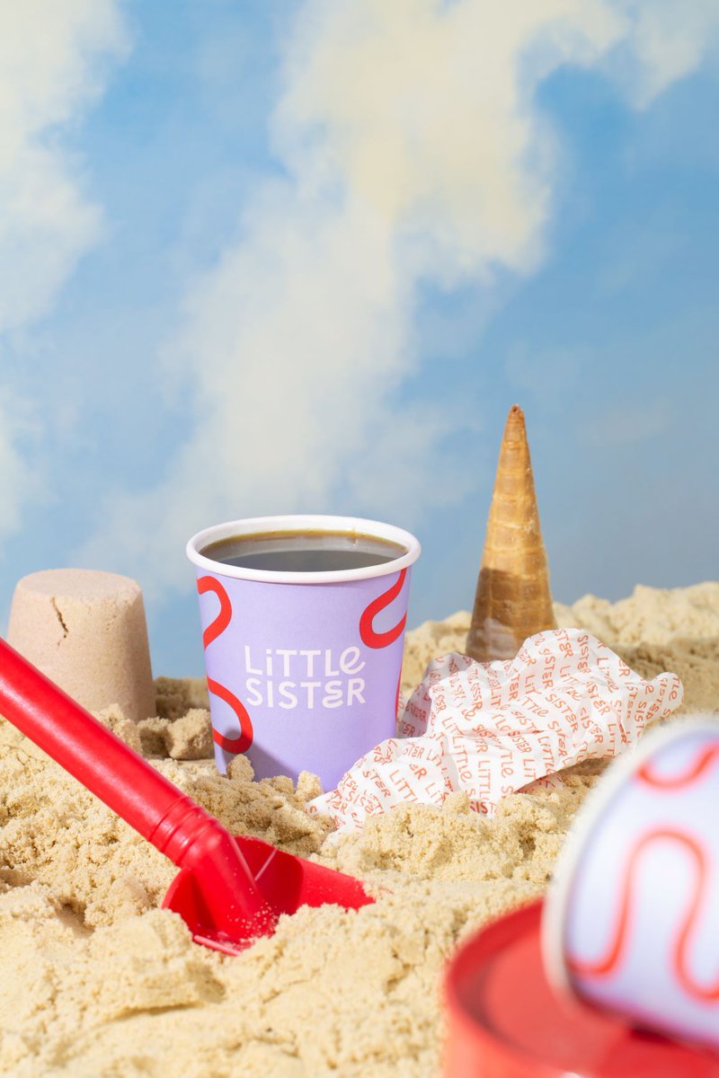 LaniKingston's tweet photo. #DesigningCoffee: I chat with Ben Connolly, Creative Director of @angelandanchor, about the meticulous brand design process for Little Sister, Portstewart, UK: from the bubbly, hand-drawn lettering to the abstract swirl logo inspired by ocean waves. https://t.co/Qs3G8Y1tCY https://t.co/IaysLbnAph