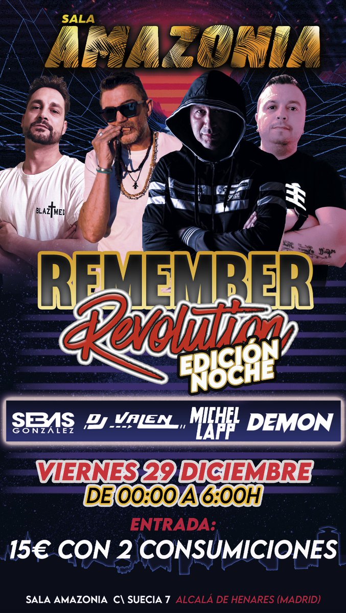 Nos vemos mañana en Amazonia!! Mi set será de 1:00 a 2:00, te esperamos!!