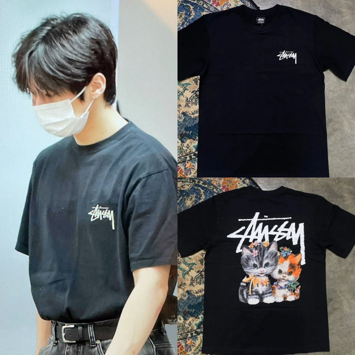 wait does lee know own the stussy cat shirt in 2 different colors 