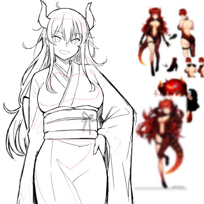 着物と取っ組み合い
マジで影がわからないけど誤魔化すぞ 