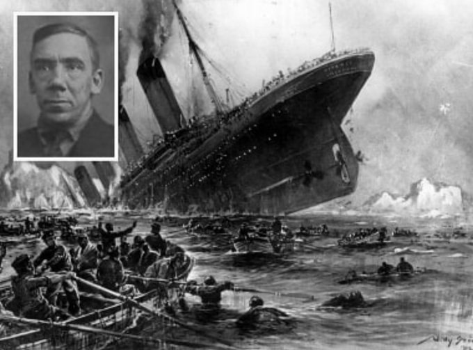 fasc1nate's tweet image. Charles Joughin was the chief baker on the Titanic and one of its most unlikely survivors. He was interrogated by the British Titanic inquiry, which was tasked with finding out how the Titanic had sunk. Below is his interrogation by Mr. Cotter:

&quot;What did you do with the children…