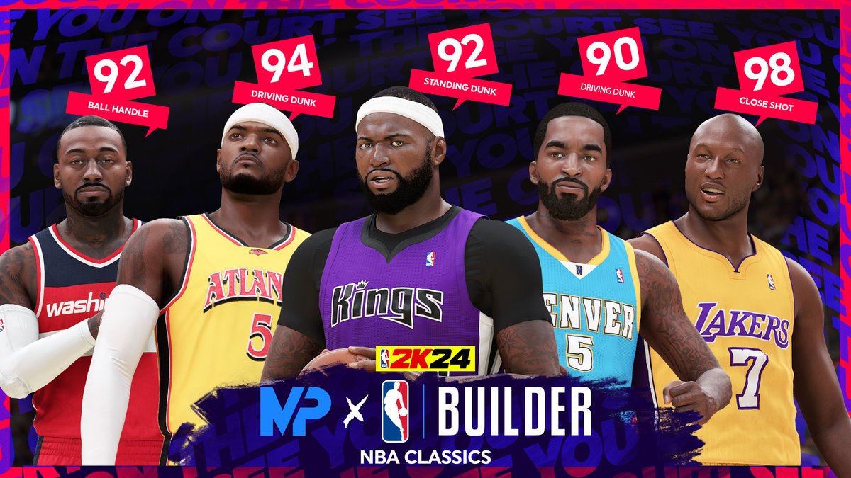 NBA2K's tweet photo. We've got plenty of templates to mirror your MyPLAYER after one of the greats 🫡

Which player would you make your build with? https://t.co/ttNR3x0Dnv