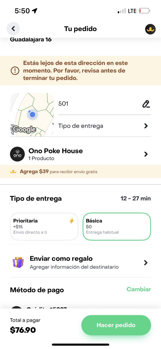 a_vickyg's tweet photo. Oye @Profeco dice @RappiMexico que pedí recoger mi pedido directo en tienda cuando ni si quiera me da la opción como en la foto y además me robo mi pedido el rappi que después pague para que fuera por el 😭 https://t.co/ql0zEiqP1V