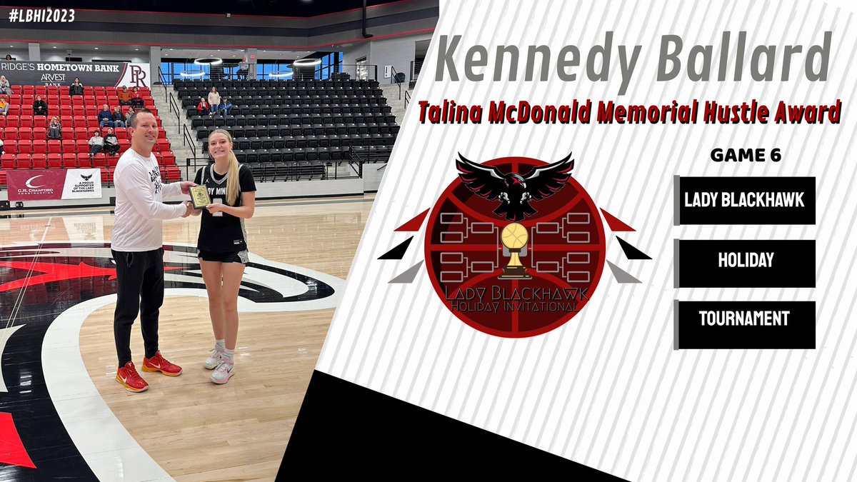 PRHS_LadyHawks's tweet photo. Game 6 Talina McDonald Hustle Award 
#LBHI2023 https://t.co/94RPA4A1c7