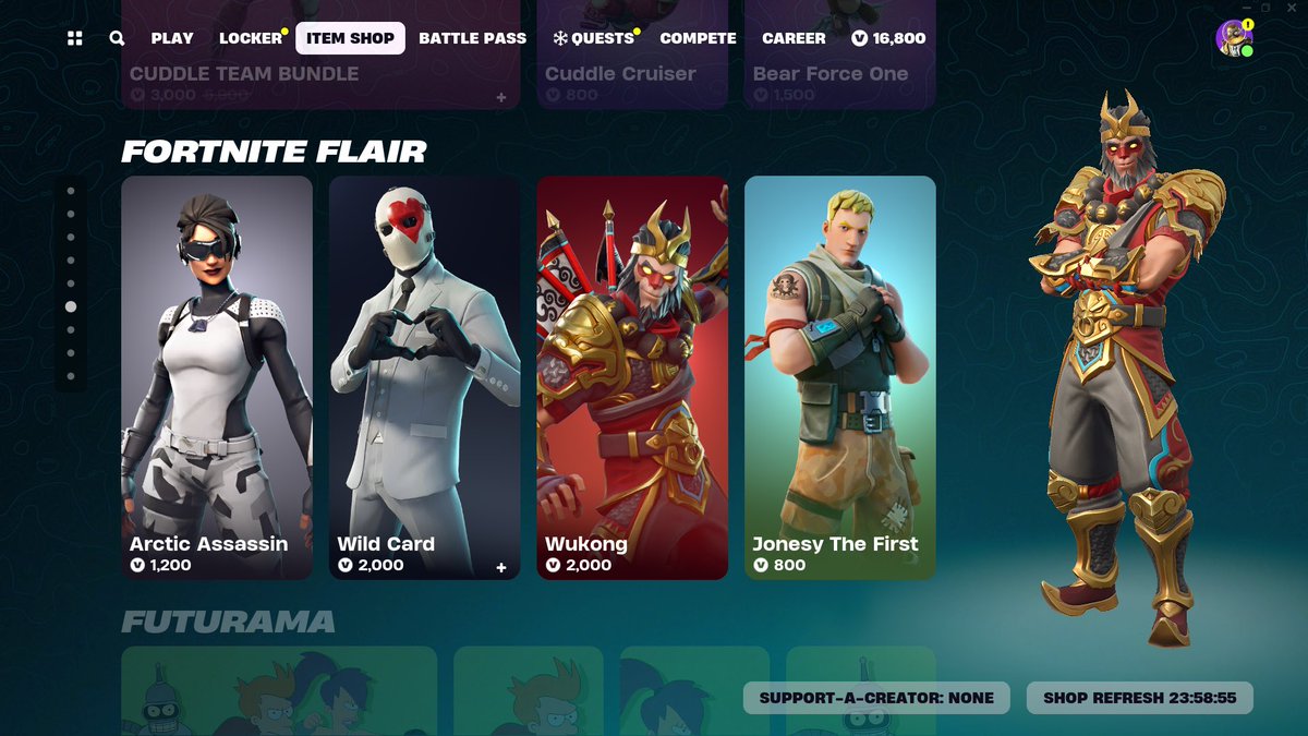 HipDiscovery's tweet photo. Some of the bundles from today’s #Fortnite item shop!

#Futurama #CuddleTeamLeader #FortniteCollabs #FortniteNews #FortniteUnderground #FortniteChapter5 https://t.co/074INOoztc