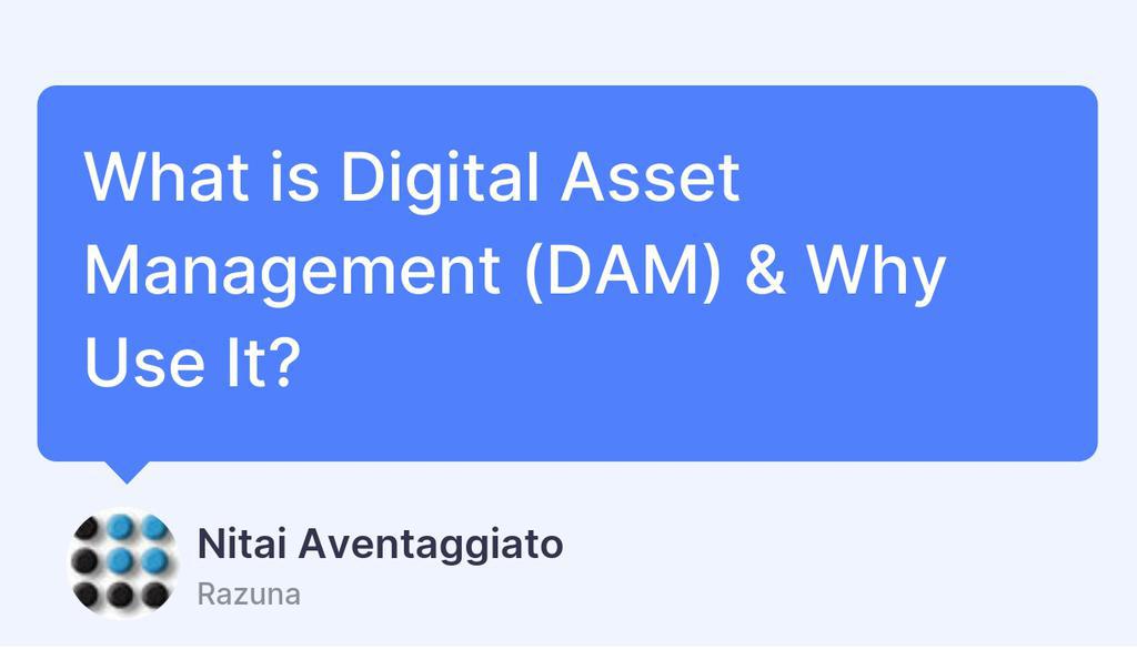 razunahq's tweet photo. A digital asset management (DAM) tool is a centralized platform designed to store, organize, retrieve, and distribute digital assets.

Read more 👉 https://t.co/VRrgMEGUMq

#DigitalAssetManagement #HiringAdditionalStaff #AutomaticallyReceiveNotifications #NativeDesktopApp https://t.co/zzfATDS4Hs