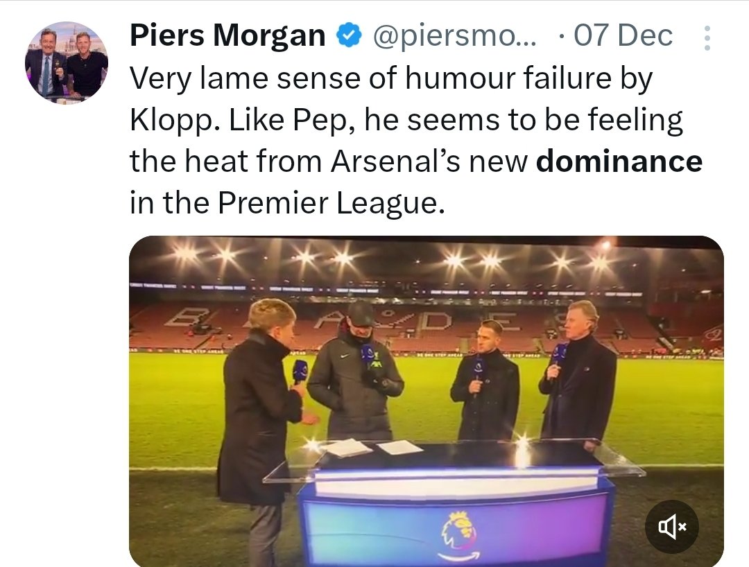 Twindjango's tweet photo. @piersmorgan this aged well....maybe get beyond march before talking dominance. https://t.co/F1chG36lFs