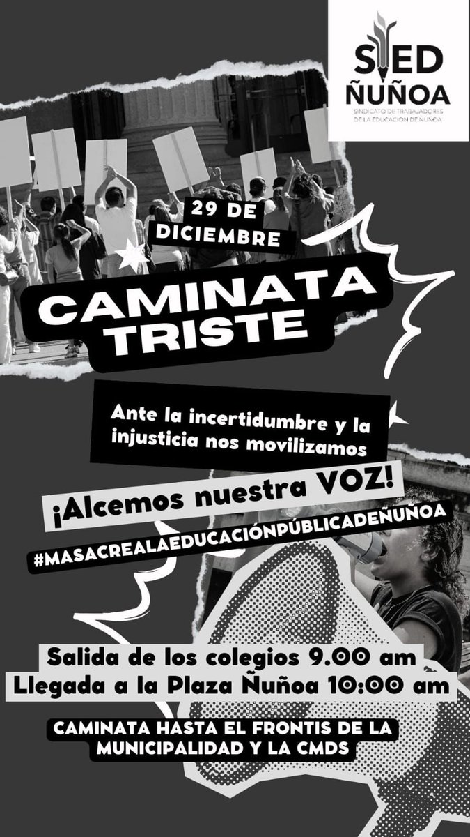 Glafava's tweet photo. #Masacrealaeducacionpublicadeñuñoa https://t.co/E4mrGdg8A8