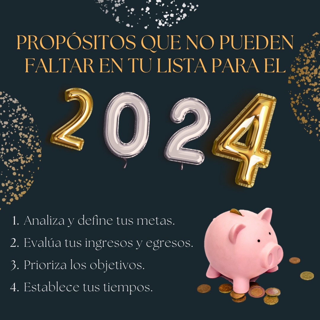 Emprebask_Mex's tweet photo. ¡Un nuevo año está por comenzar! 
En tu lista para el 2024 no pueden faltar los propósitos financieros 💵. Establece desde ahorita tus propósitos financieros puede ser una muy buena forma para comenzar en el año. 🎉🎆
#Emprebask #Propósitos https://t.co/TxhyZqLDif