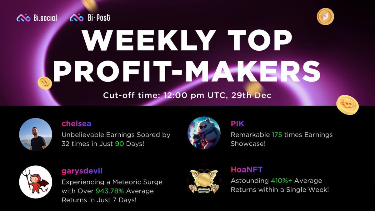 Bitislands_'s tweet image. Join Bi·Post and step into a circle of seasoned crypto traders. We understand that small-cap investments present a lucrative opportunity for individuals. 
Bi·Post provides you with a supportive circle where seasoned traders thrive and also technical analysis.
#BiPost