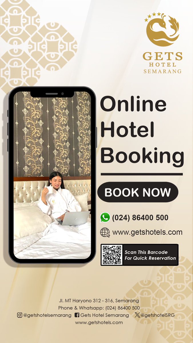 Booking kamar lebih murah dan mudah dengan website kami getshotels.com

#hotelmurahsemarang #websitehotel #jalanjalan #penginapansemarang