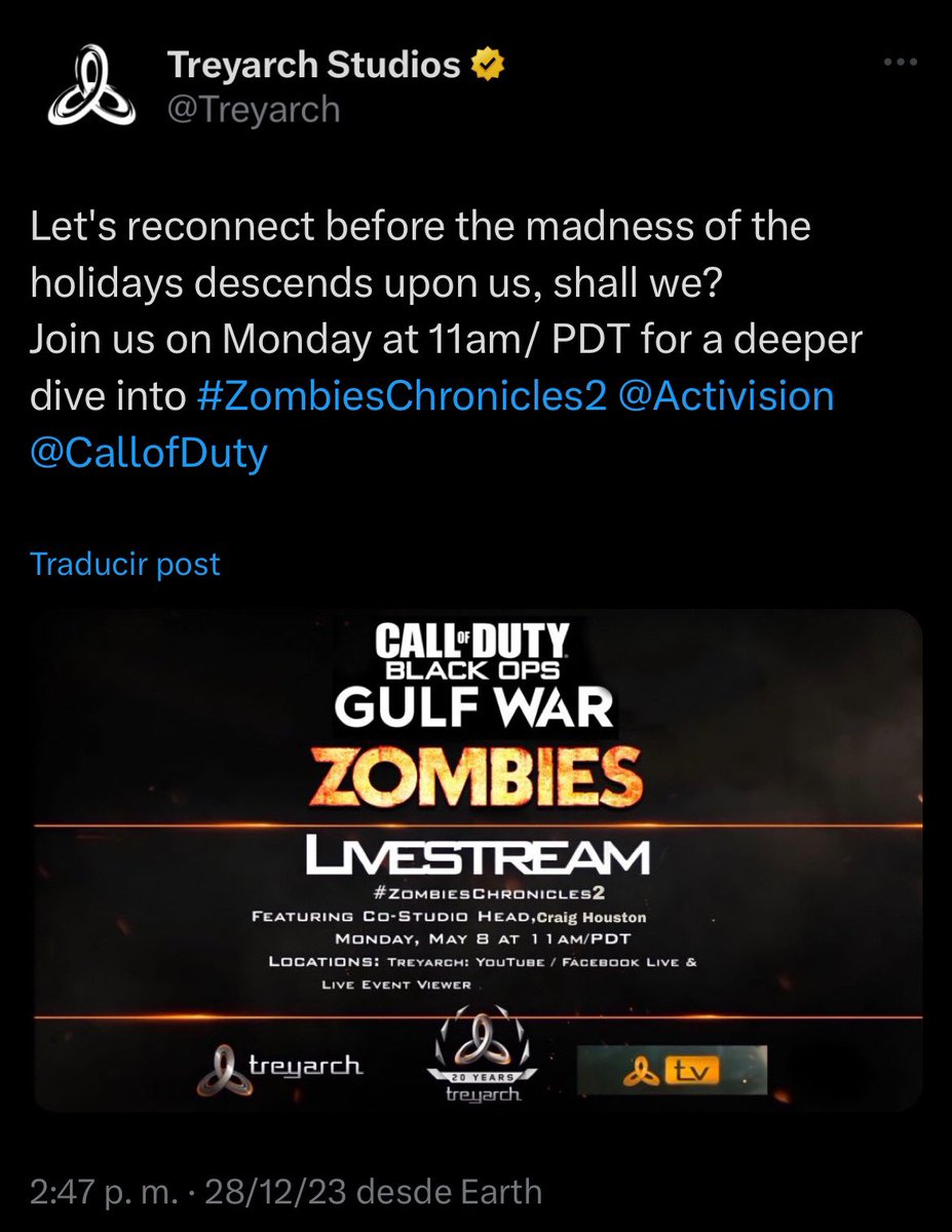 Estefano970's tweet photo. NO ME LA CREOOOOOOOOOOOOOOOOOOOOOOOOOOOO ZOMBIES CHRONICLES 2 ES REAL EN 2024 😱😱😱🚨 #zombieschronicles2 #golfwar https://t.co/acaRFSAxPN