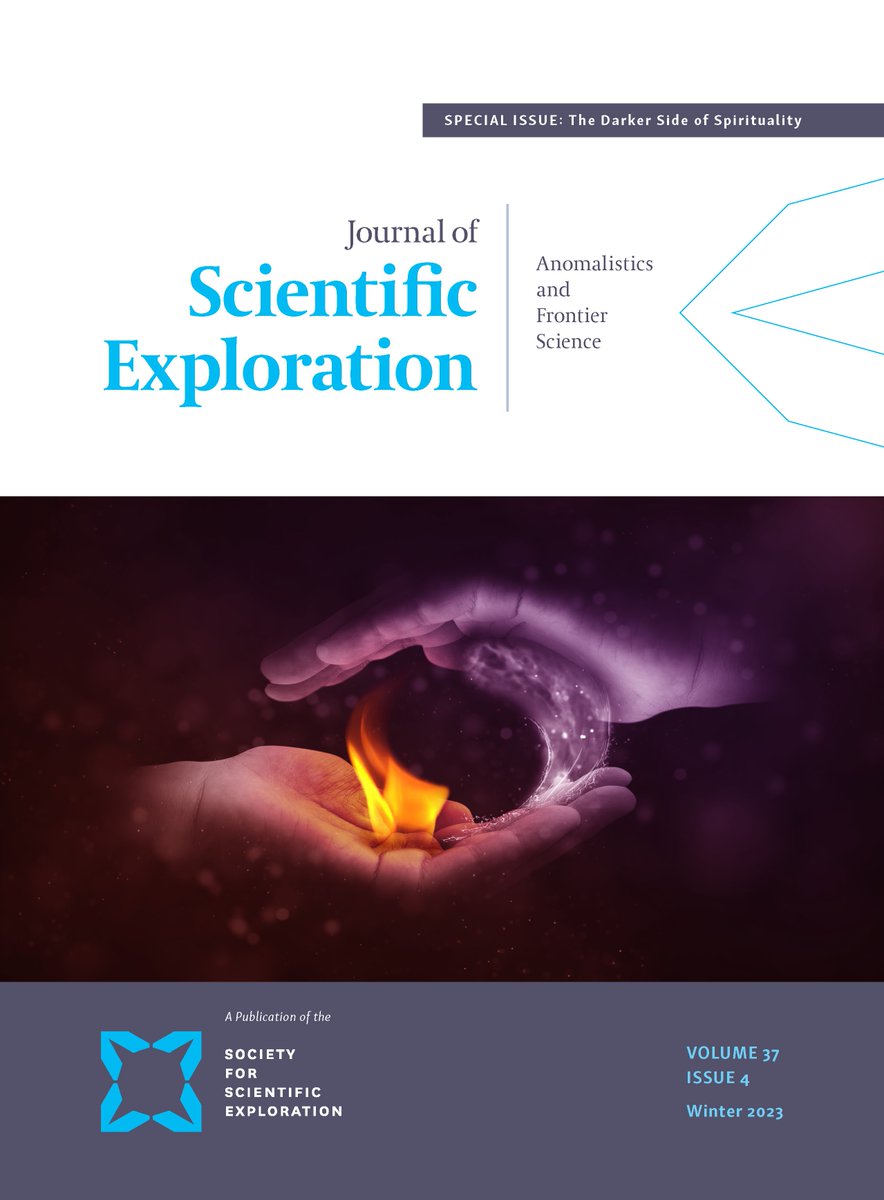 Check out the latest issue of JSE! The main focus of this special issue is dark spiritualities in the modern era. #JSE #spirituality #neardeathexperiences #demonicpossession #archetypes #imaginarycompanions #ghosts #spiritualtourism #deathanddying 
journalofscientificexploration.org/index.php/jse