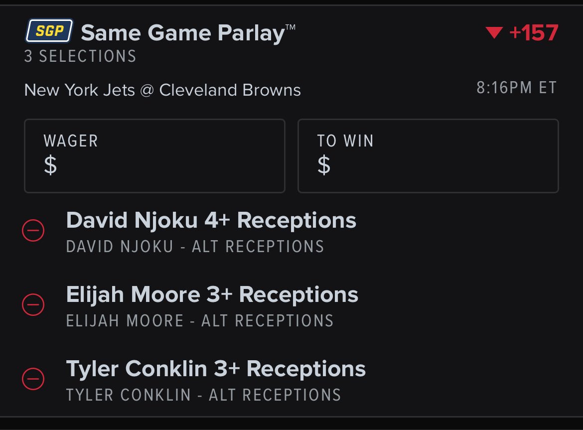 SitOnAFeather's tweet photo. This week’s #FeatherFlock TNF let ‘em fly 💸 money maker.

No Amari Cooper = Njoku/Moore 🚀 
No Jeremy Ruckert = Conklin 🛟 for Siemian https://t.co/dRJnLuqI0o