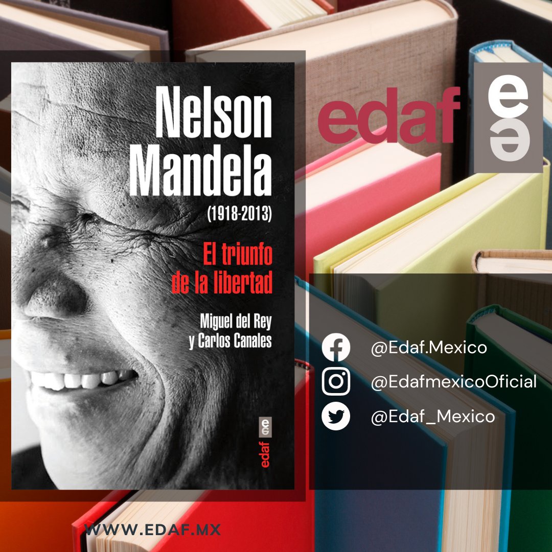 EDAF_MEXICO's tweet image. Uno de los grandes líderes de nuestro tiempo, convertido en un icono internacional debido principalmente a su larga lucha contra la segregación racial.

Más Información
Tel: 2222111387

#edaf #edafmexico #lectura #LecturaRecomendada #puebla #Mandela #libertad #líder #democracia