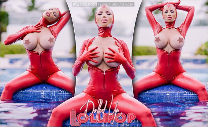 Let me know in the comments your thoughts on this fan-favorite set: Dolled Up Lollipop! ➡ View in full<a href="/tag/biancabeauchamp"class="tags"><span>#biancabeauchamp</span></a><a href="/tag/gloves"class="tags"><span>#gloves</span></a><a href="/tag/catsuit"class="tags"><span>#catsuit</span></a><a href="/tag/heavyrubbe"class="tags"><span>#heavyrubbe</span></a>