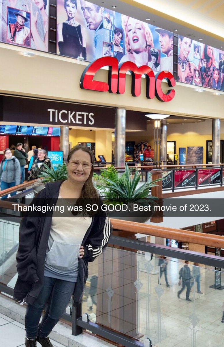Gypsy Rose went to her local AMC to catch up on her 2023 movies. She saw 10 movies today and said THANKSGIVING was the best movie of the year.