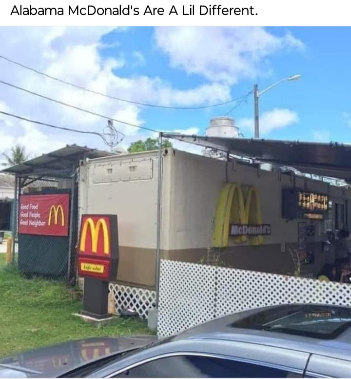 I never once seen a McDonald's like this down here 😭