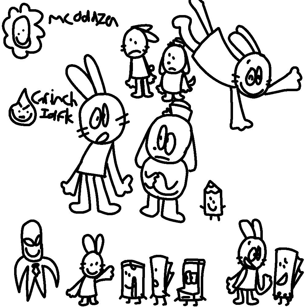 magazinenolan's tweet photo. Watched #helphotlineshow recently and now im adding these two to my box of favorite osc characters https://t.co/YW0MODHPcQ