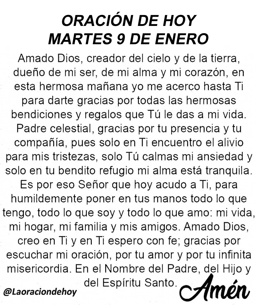 Oración De Hoy tweet media