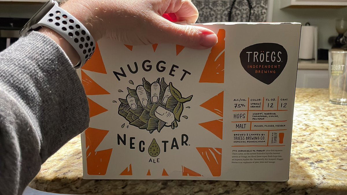 ScooterComputer's tweet image. #First!

@TroegsBeer #NuggetNectar