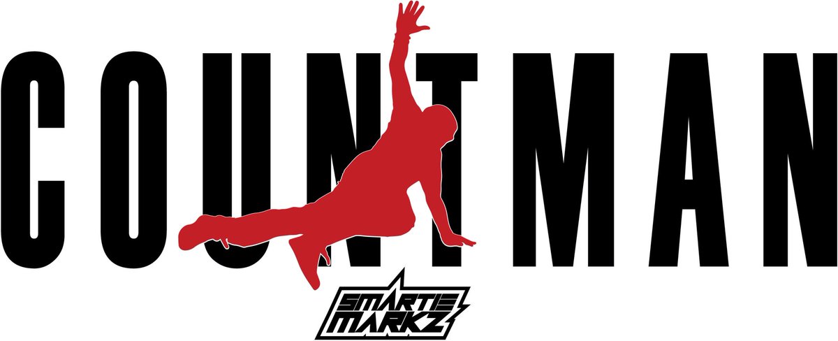 #MichaelJordan had the ‘Jumpan’
#SmartieMarks has the 
✨Countman✨
🏷️ New merch coming soon! 👀
🎨: <a href="/chanceprophet/">Chance Prophet</a> 
#SupportLocalWrestling