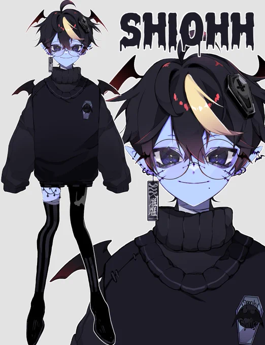 「Shio 9 months difference」March 2023 ➝ December 2023I honestly didn't think I had improved much this year but it's wild seeing these 2 next to each other (New shio is still a sketch too!) 