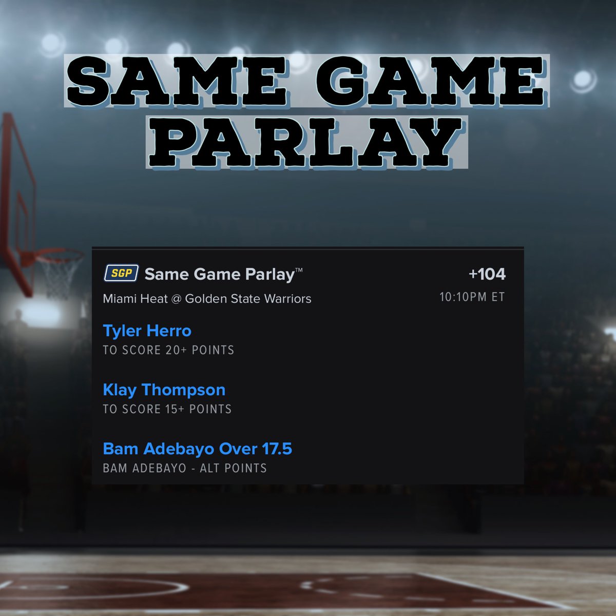 5to5kchallenge's tweet photo. 💰🏀SAME GAME PARLAY🏀💰

LETS GOOOOO✅✅✅

#GamblingTwitter #gamblingx #nba     #fanduel #DraftKings    #nbabets https://t.co/sgsLkeAGaI
