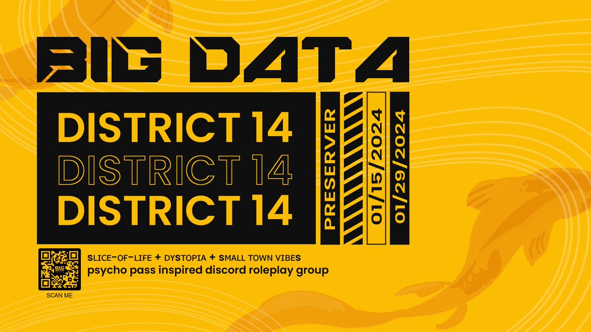 bigdata_rp's tweet image. ̷B̷̷I̷̷G̷ ̷D̷̷A̷̷T̷̷A̷ -- district 14

𝗣𝗥𝗘𝗦𝗘𝗥𝗩𝗘𝗥
01 / 15 / 2024 - 01 / 29 / 2024

[  website ] bigdata-rp.neocities.org
[ reserves ] tinyurl.com/58kpue7z