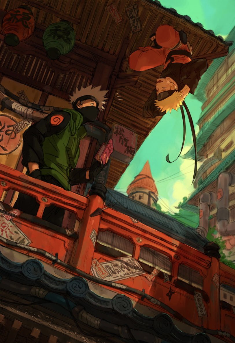 Naruto and Kakashi