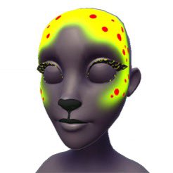 pixieewillow's tweet photo. @texwildchild They always look green as the default until you change the colourings https://t.co/R46odk3rGY