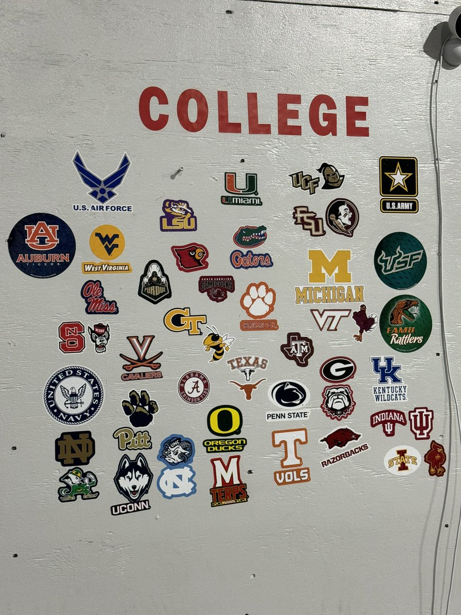 mjpriest1304's tweet photo. A little project today for @realcompetitor  at our @TNXLAcademy location 

Missing a few D1 schools - Stetson, UCLA, FAU, SDSU, Iowa and NFL Teams - Eagles, Saints and Giants 

I am sure we are missing more. Rewarding to look at the board and see how many lives Competitor Performance Academy has positively impacted. Cheers to a great 2024 and adding more teams to the board. 

The board shows all teams Competitor Performance Academy athletes have played for - past and present.