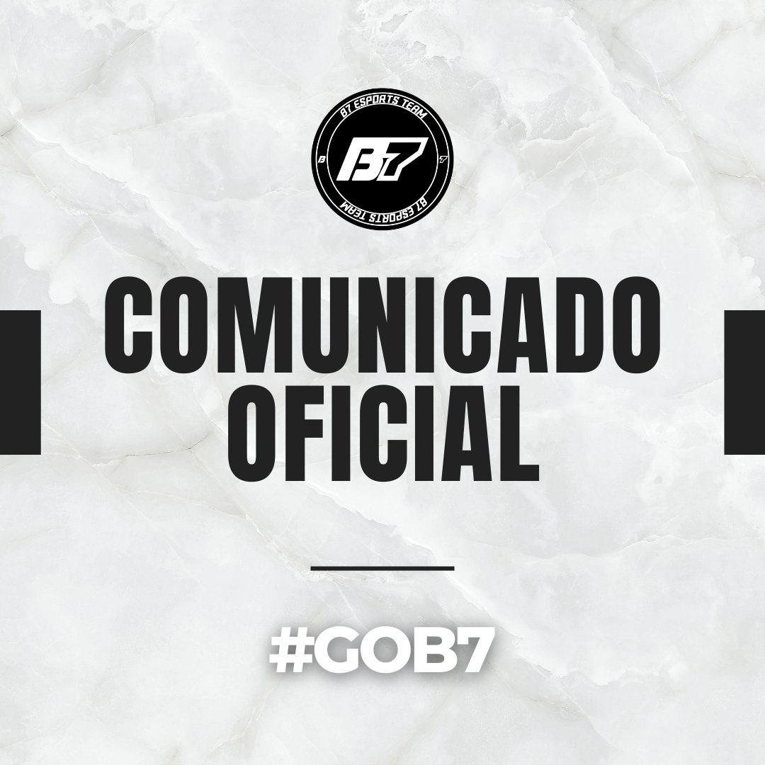 B7EsportsGG's tweet photo. Gente, hoy tenemos un comunicado oficial del cual es menester darles la información de lo sucedido hoy.
#GOB7🏴 https://t.co/h3lHn7Jek0