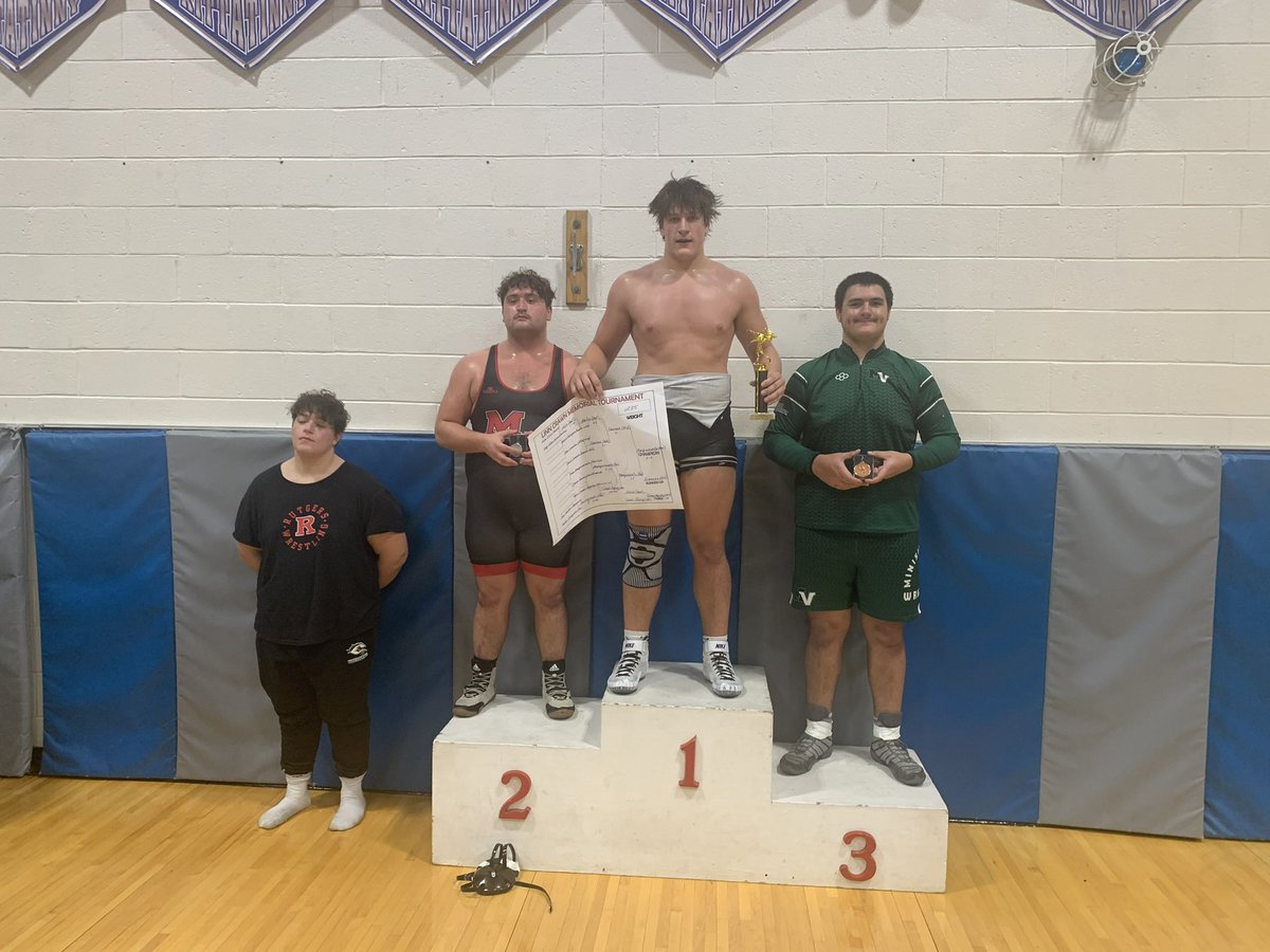 dean_mangio's tweet photo. Thank you to my coaches and teammates for pushing me everyday and helping me achieve first place at the Linn Crawn Memorial Tournament. @Wrestling__Rams @COACHCONBOY75 https://t.co/b19G4mKShy