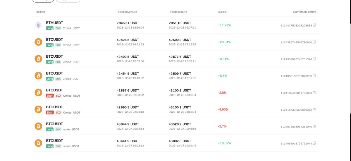 VincentTraderr's tweet photo. All my trades today, a win is a win 🚀

Don't forget to follow ♥️

#bitcoin #trading #copytrading #eth #btc #bitget #crypto #cryptotrader #cryptotrading #tradingsucces #bitgettrading https://t.co/dpgLw1Zmar