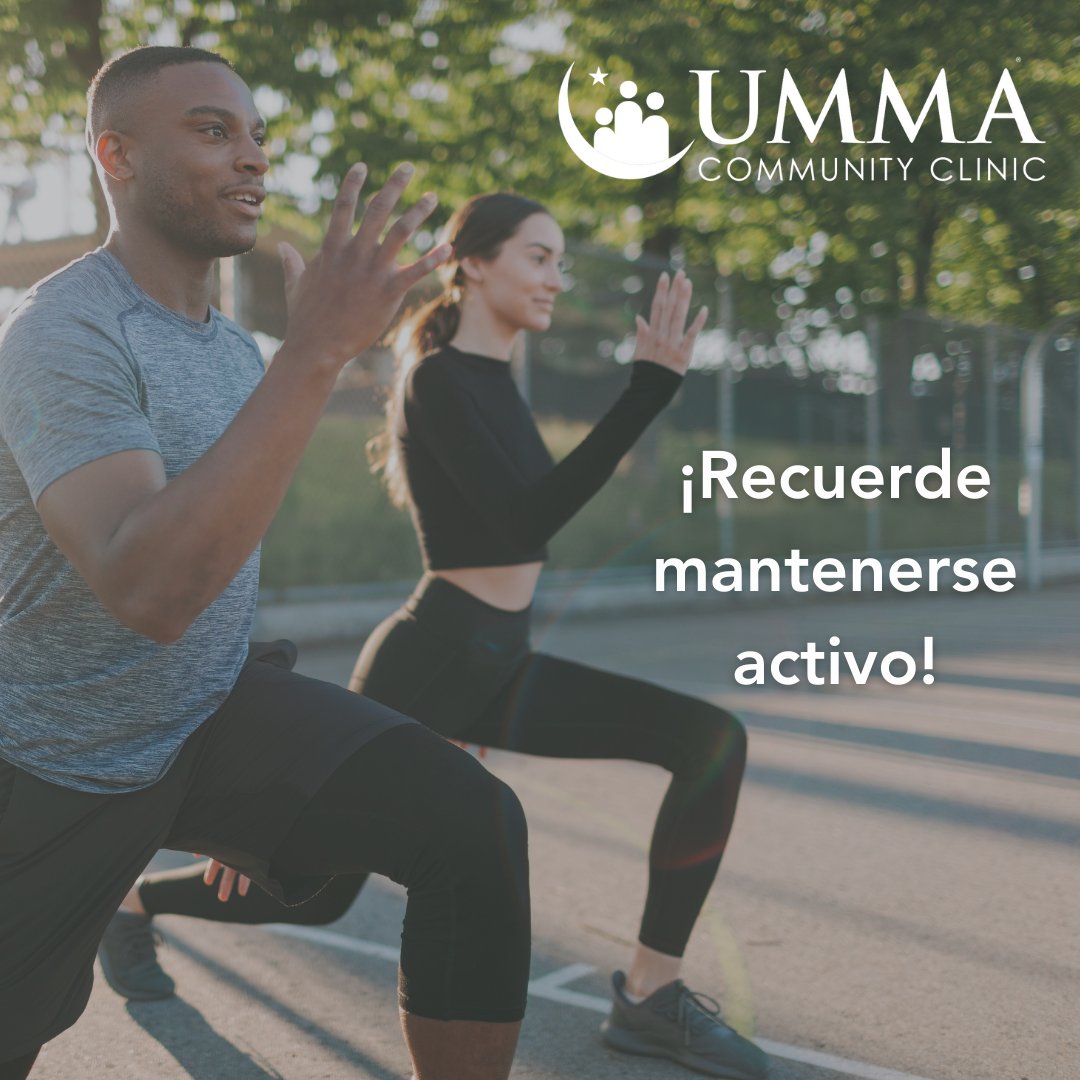 Recuerde mantenerse activo durante al menos 30 minutos al día. No necesita membresía en un gimnasio ni equipos costosos para mantenerse activo; ¡Salir a caminar es una excelente forma de ejercicio!