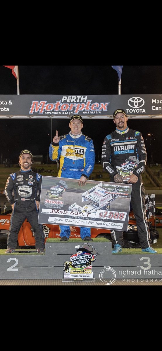 This was a race to remember. Thanks to <a href="/Rico_Abreu/">RICO</a>  and <a href="/bradsweetracing/">BradSweetRacing</a>  for some of the hardest and cleanest racing I have had in a long time. 
<a href="/PerthMotorplex/">Perth Motorplex</a>