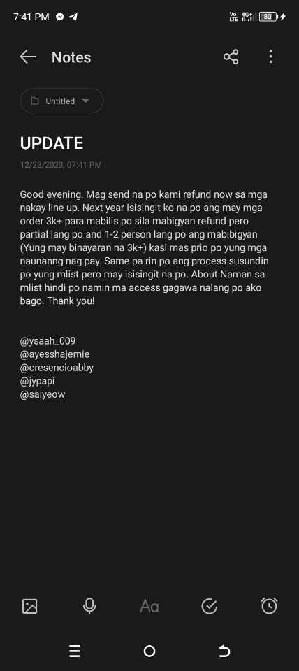 AUTUMNPH || ongoing refund tweet media