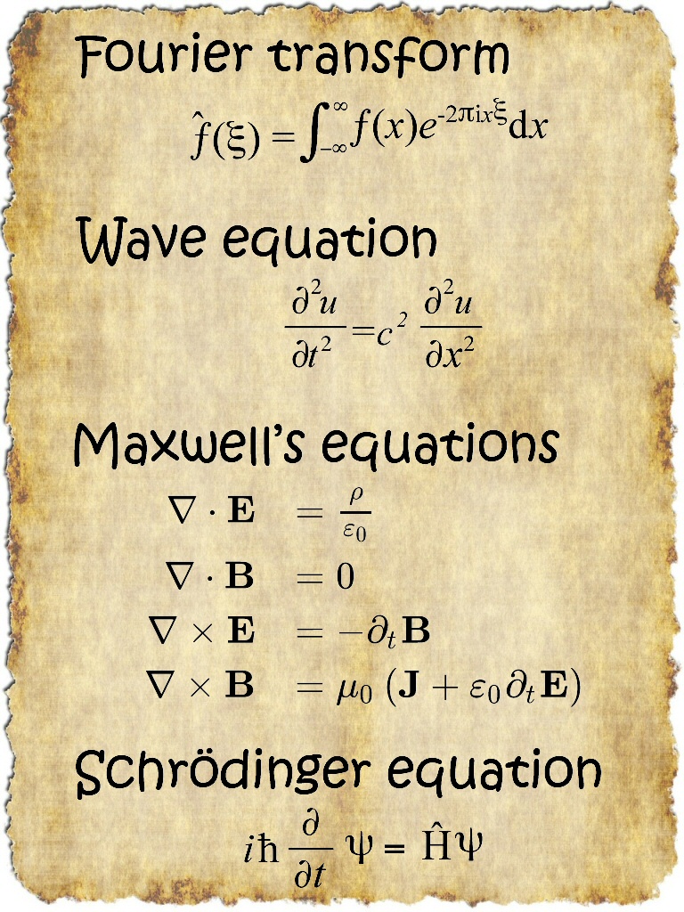 pickover's tweet photo. Physics, mathematics.

With just a snap of your fingers, you can become an instant super-expert on one of these formulas. Which one do you choose for a complete, deep, and profound understanding?   https://t.co/4kmqXPWWuY https://t.co/yvu0tzIRqI