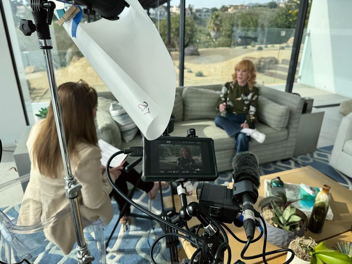 lawindsor's tweet photo. Making progress with my documentary… interviewed the fabulous & funny @kathygriffin yesterday to talk about the backlash from her infamous Trump portrait, how I came to wear one of her wigs into Mar a Lago, and what’s ahead in 2024.
Stay tuned for more of #TheUndercurrent…✨ https://t.co/M4zFEC35mQ