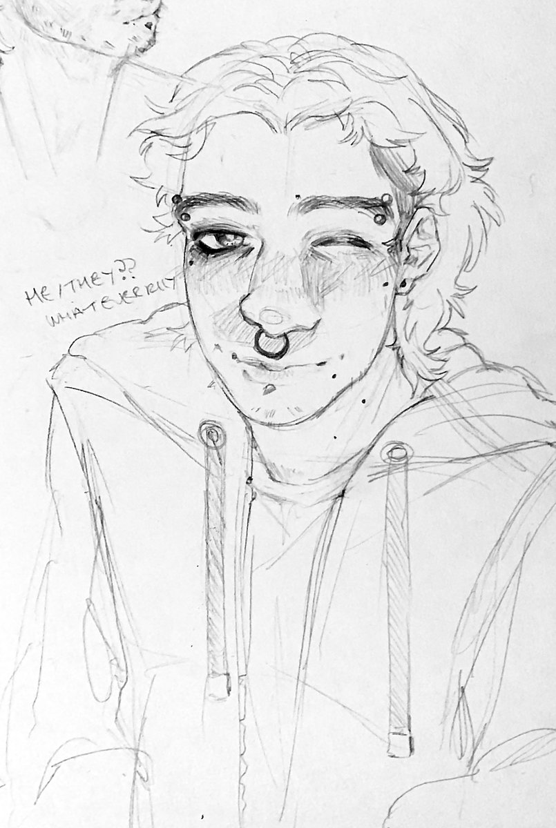 impact4orm's tweet image. Redesigning a rlly old oc of mine and I accidentally (purposely) made him look like Brandon Boyd 😍