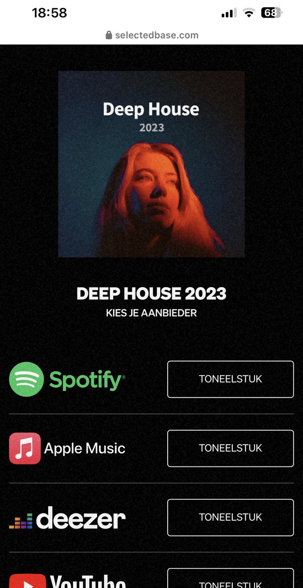 ditissander's tweet photo. En dan bracht 2023 ook nog ‘aandoenlijke intelligentie’. Muziekplatform Selected Base introduceerde de ‘Toneelstuk’-button. Want dat is natuurlijk Nederlands voor ‘Play’. #ai #play #toneelstuk #lovit #autotranslate #ui #ux #copy #language #taal ⁦@Spotify⁩ ⁦@Deezer⁩ https://t.co/vmOxrZwqdx