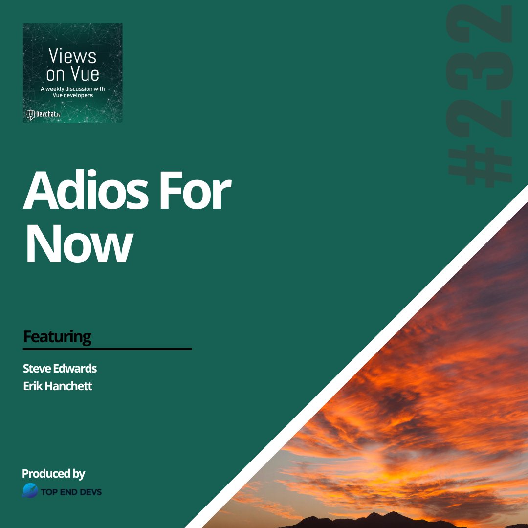viewsonvue's tweet image. Check out this week&apos;s episode of #ViewsonVue 

#Vue: Adios for Now

rfr.bz/t8uaviv