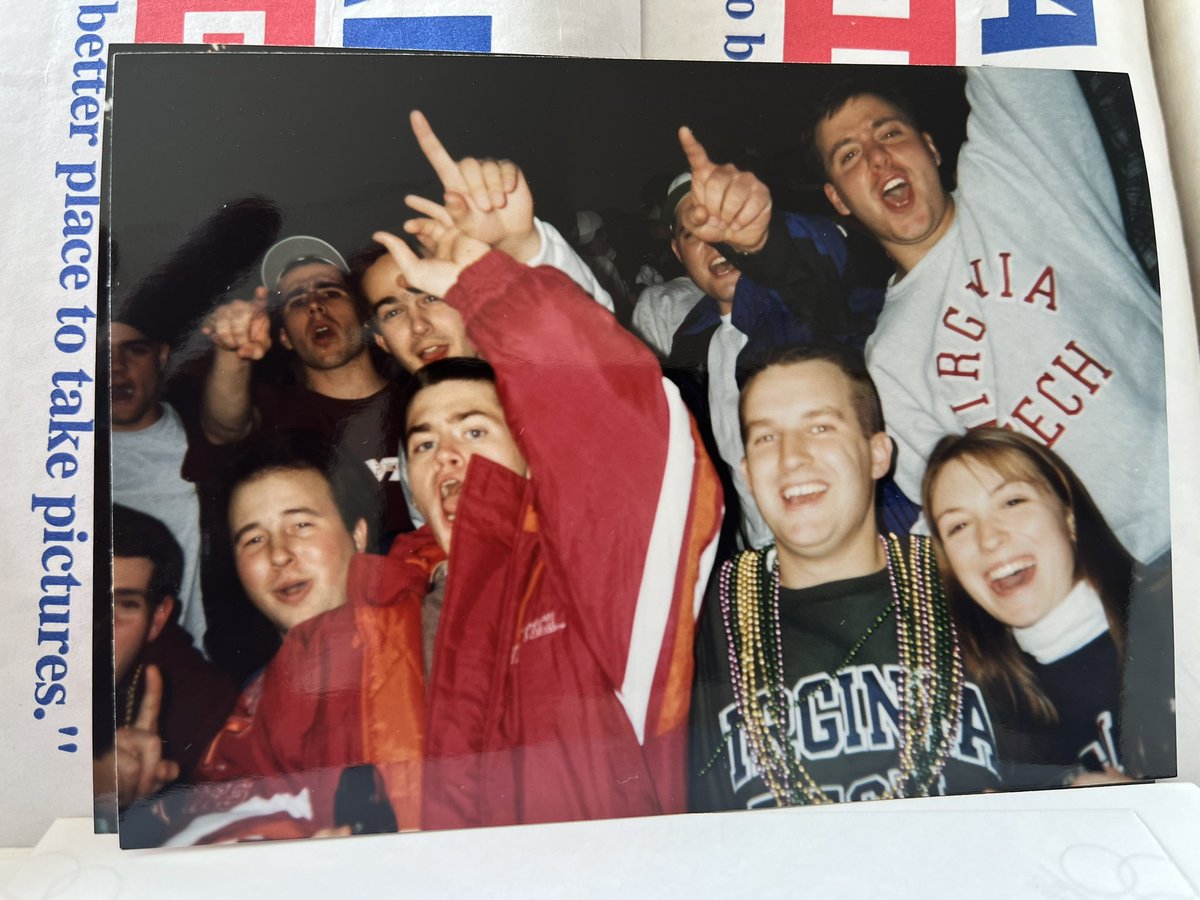 KevinVTLA's tweet photo. @G_Wimb This was our group high up in the dome. And a picture I took of jc after the game down next to bourbon st. https://t.co/QlB5ZMAnBO