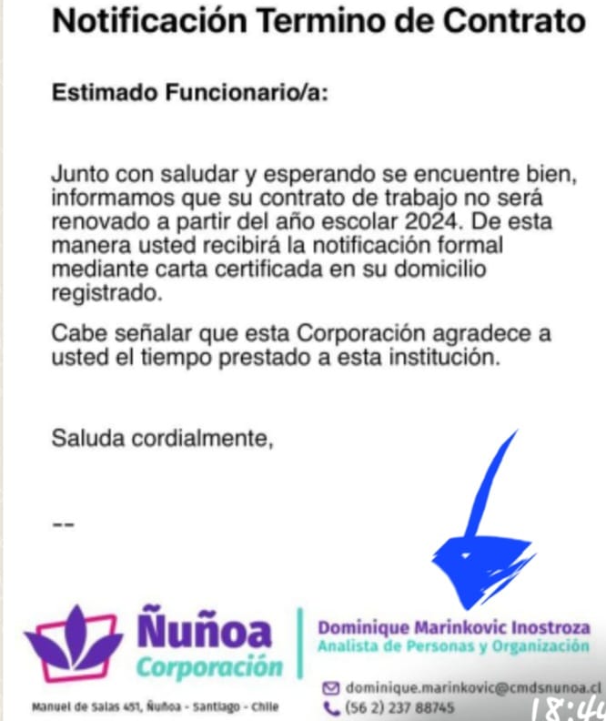 informandotoo's tweet photo. @EmiliaRiosS que #MasacreEnNuñoa
#Ñuñoa 
Destruyendo la educación pública https://t.co/ASPawapTNK
